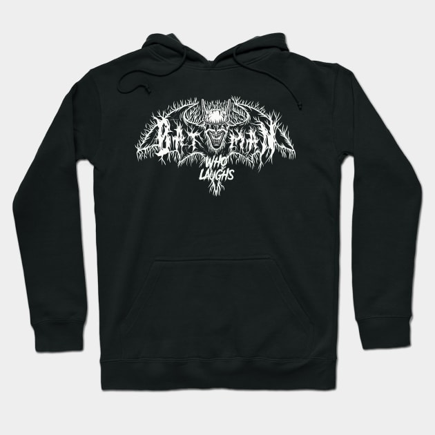 Death Metal Laughing Bat Hoodie by Summo13